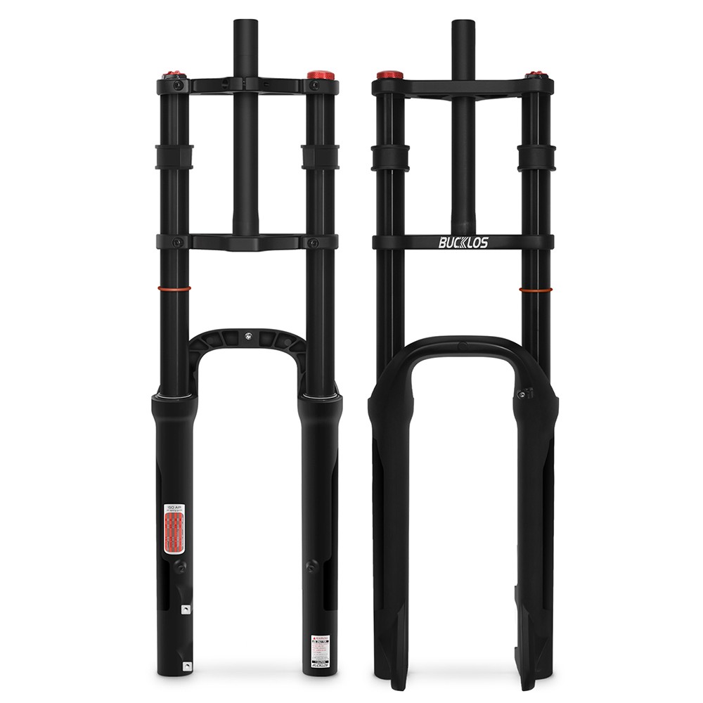 26″x4.0″ Electric/Fat/Mountain Bikes Fork Dual Crown Air Spring Suspension Forks