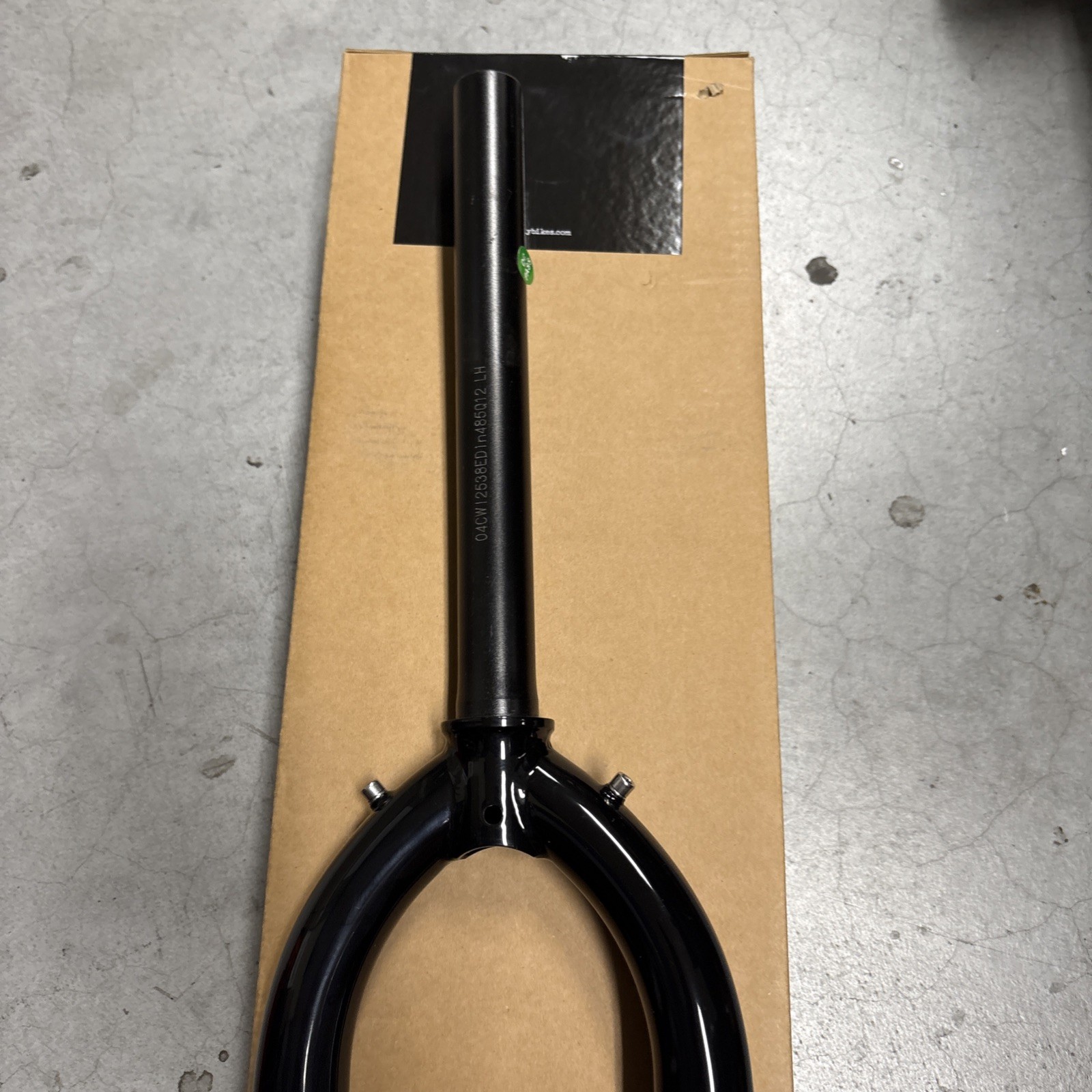 Surly Rigid Dinner Fork Stainless Steel Black Gloss