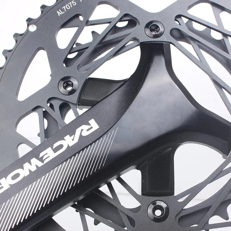 RACEWORK 170mm Road Bicycle Crankset for Pe 2 Crowns Connecting Rods Double