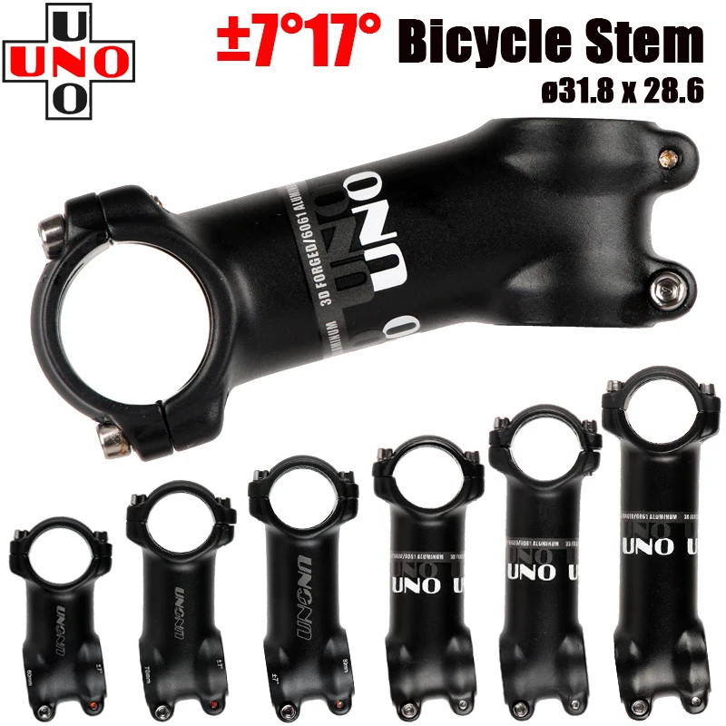 Ultralight Stem 7 17 Degree MTB Road Bicycle Stem 31.8mm 60-130mm Bike Parts