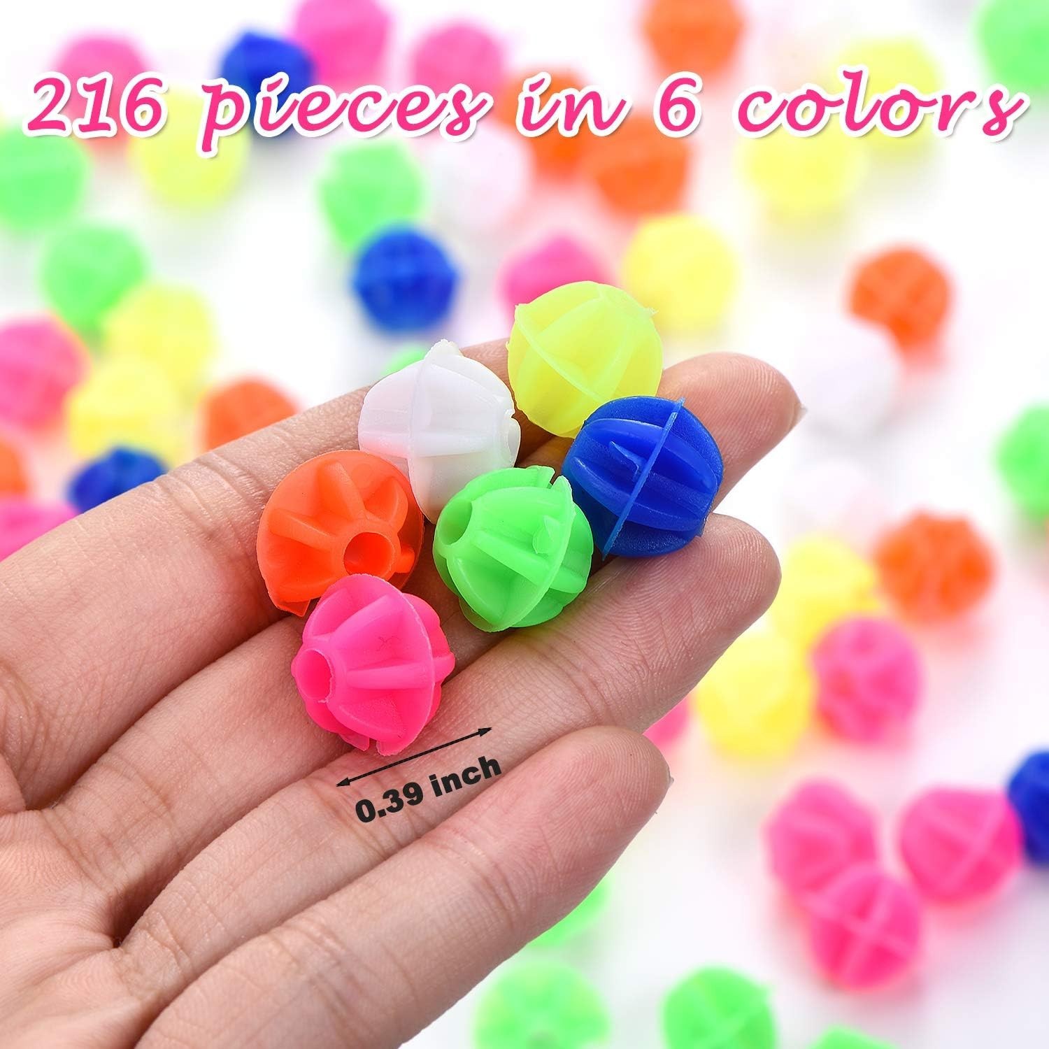 Durable Assorted Bicycle Spoke Beads with Storage Box – Fun and Easy Decoration