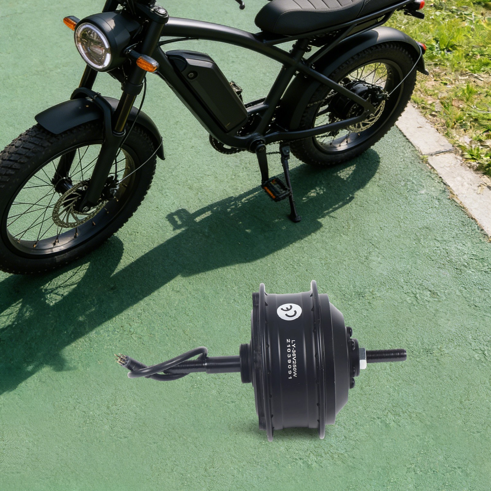 Front Wheel Motor, Electric Bicycle Front Hub Motor Bike Motor 250W 300r/min