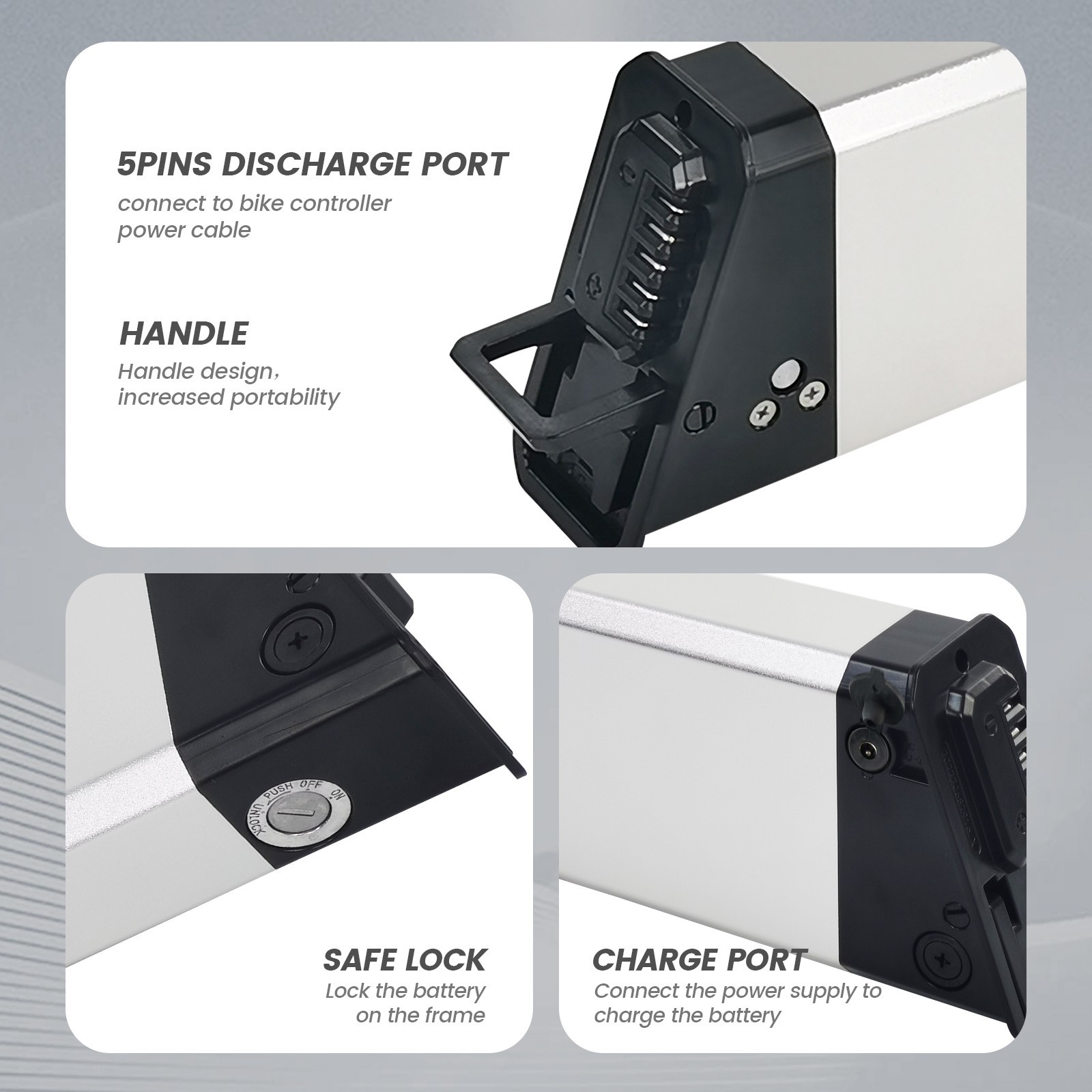 48V 10.4ah 14ah 17.5ah Ebike battery for Jasion EB7 2.0 Actbest Foldable bike