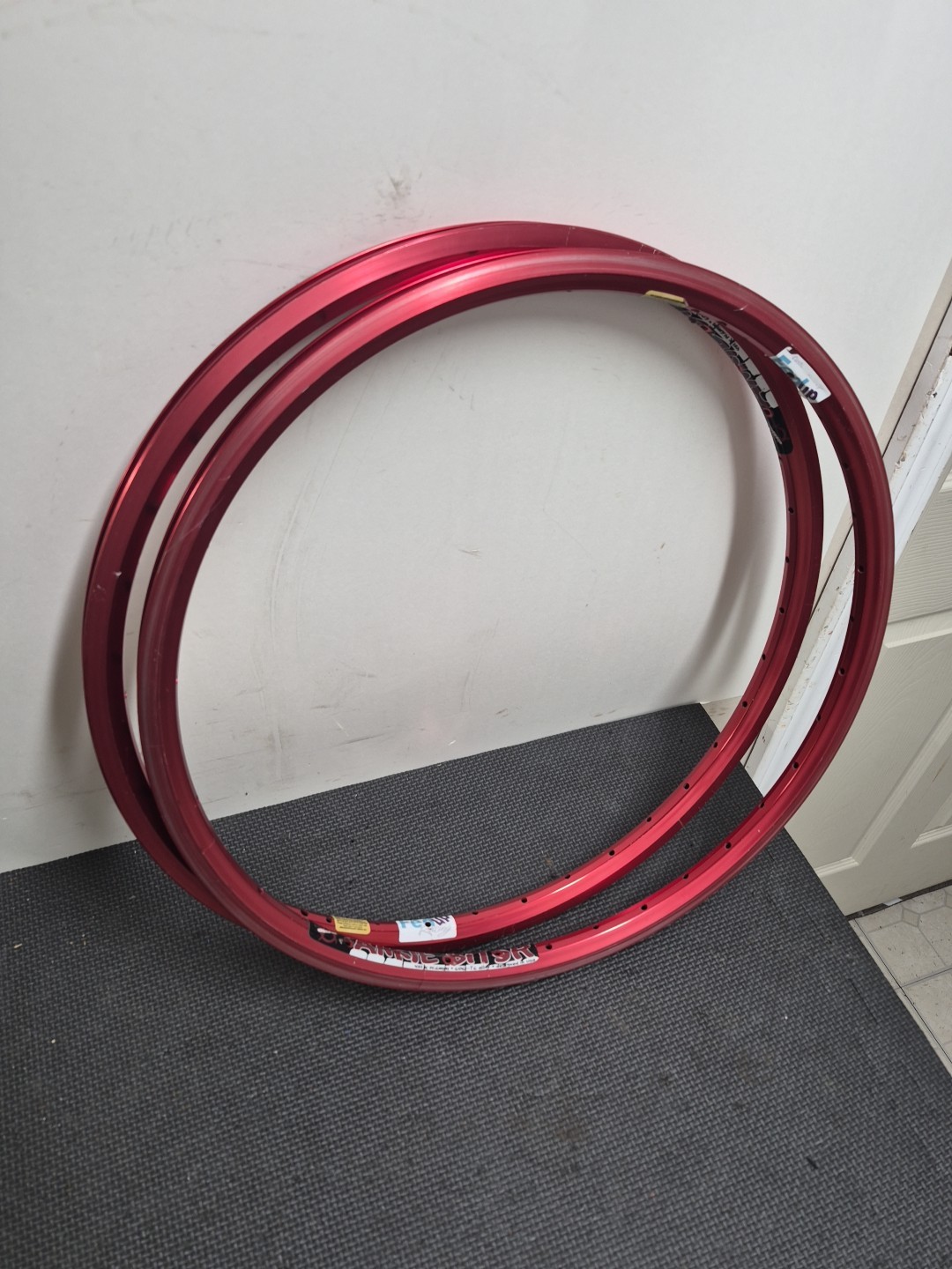 Alienation Ankle Biter 20 Inch 451×14.6mm Red Anodized 36 Hole Rims Pair 2 Used