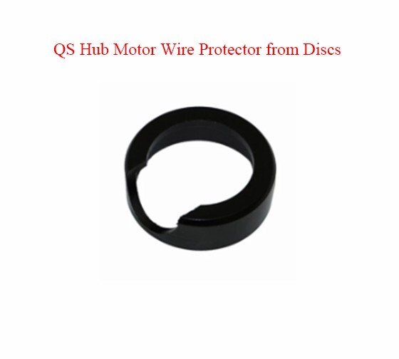 QS205/273 V3 50H hub Motor Brake Spacer Hub Motor Wire Protector from Discs.