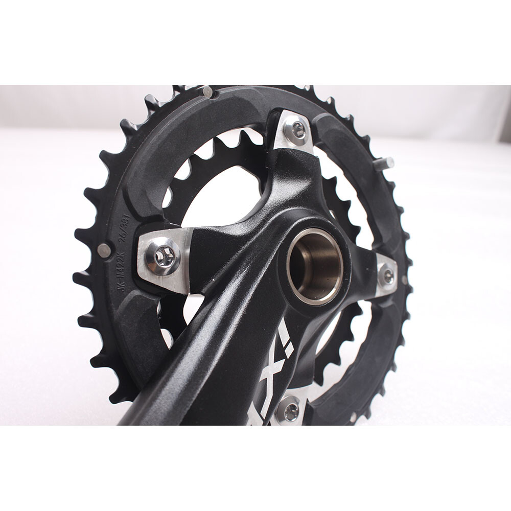 BUCKLOS MTB Bicycle Double Speed 26/38T Chainring Round Chainwheel Mountain Bike