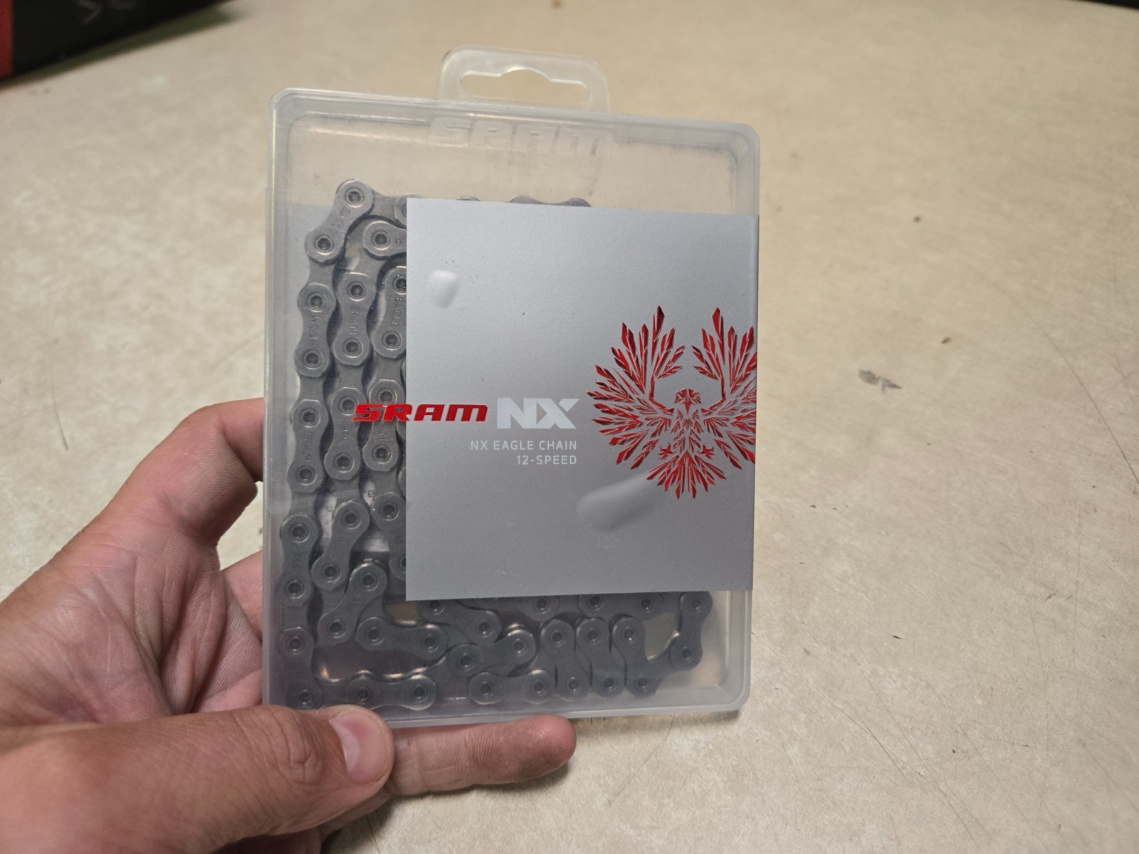 SRAM NX Eagle 12-Speed Chain Grey 126 Links w/ Eagle Power Lock Link sealed!
