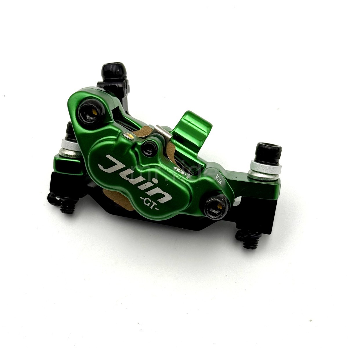 JUIN GTP 4 Pistons Light Hydraulic Road/CX Bike Disc Brake set Caliper Green