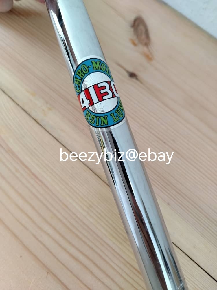 GT Seatpost 22.6mm BMX CROMOLY Bicycle Seat Post Old School CrMo Cr Mo Freestyle