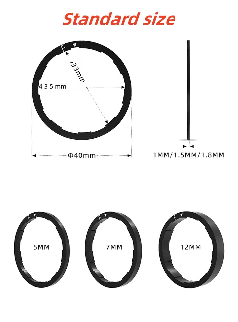 Bike Cassette Gasket Freehub Body Freewheel Washer Freewheel Spacers Bicycle Hub