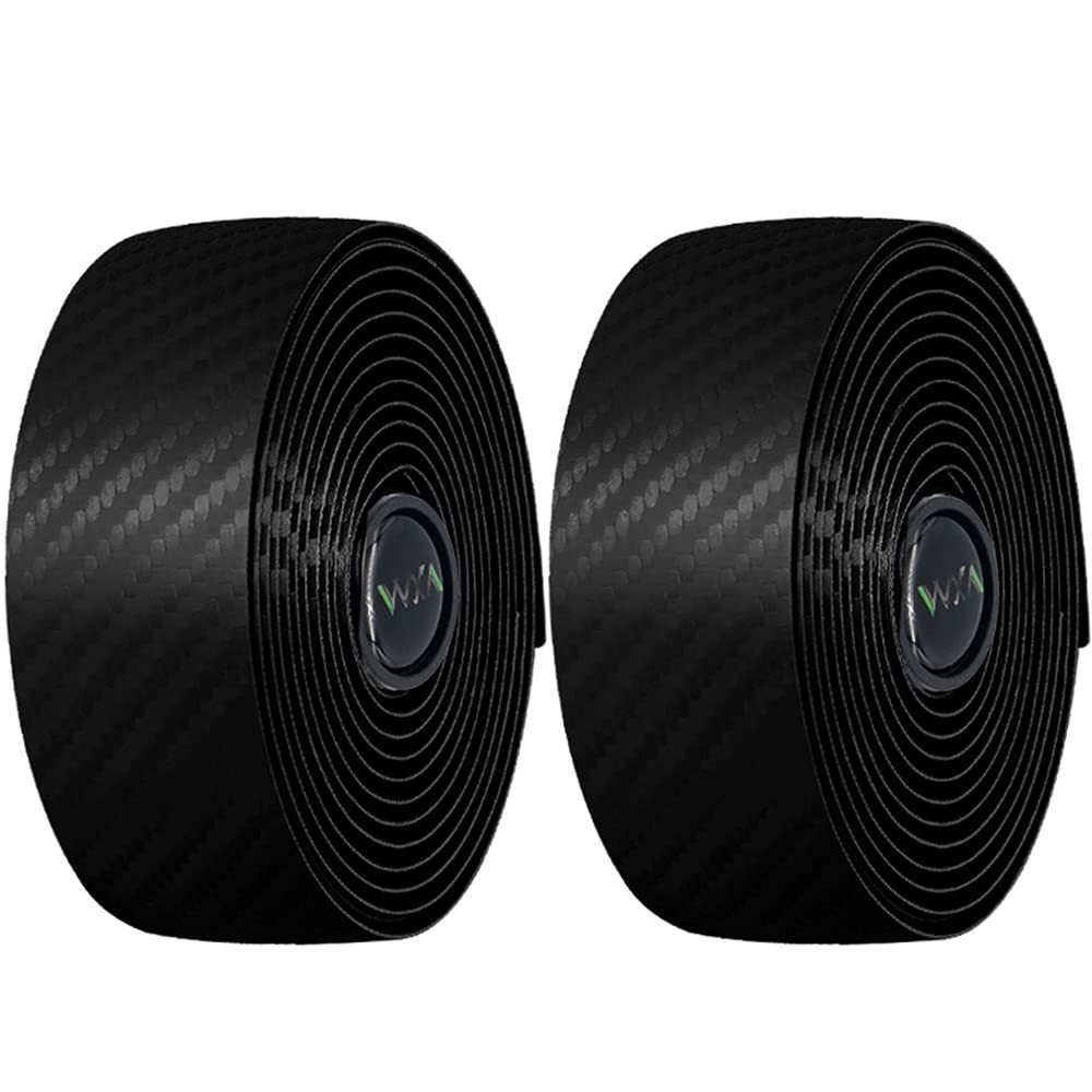 Bicycle Handlebar Tape, Carbon Fiber PU&EVA Road Bike Bar Tape Non-Slip Cycli…