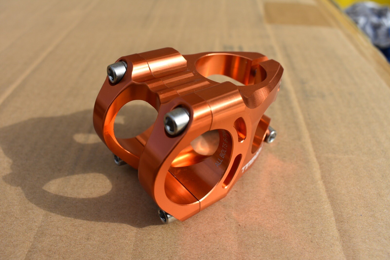 Turnbull Components 2023 MTB Stem 31.8 mm 35 mm 0° Orange New Take Off