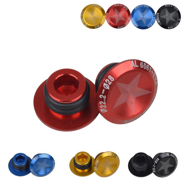 MTB Bicycle metal Aluminum Alloy Handlebar Grips Plugs Handle Grip Bar Ends