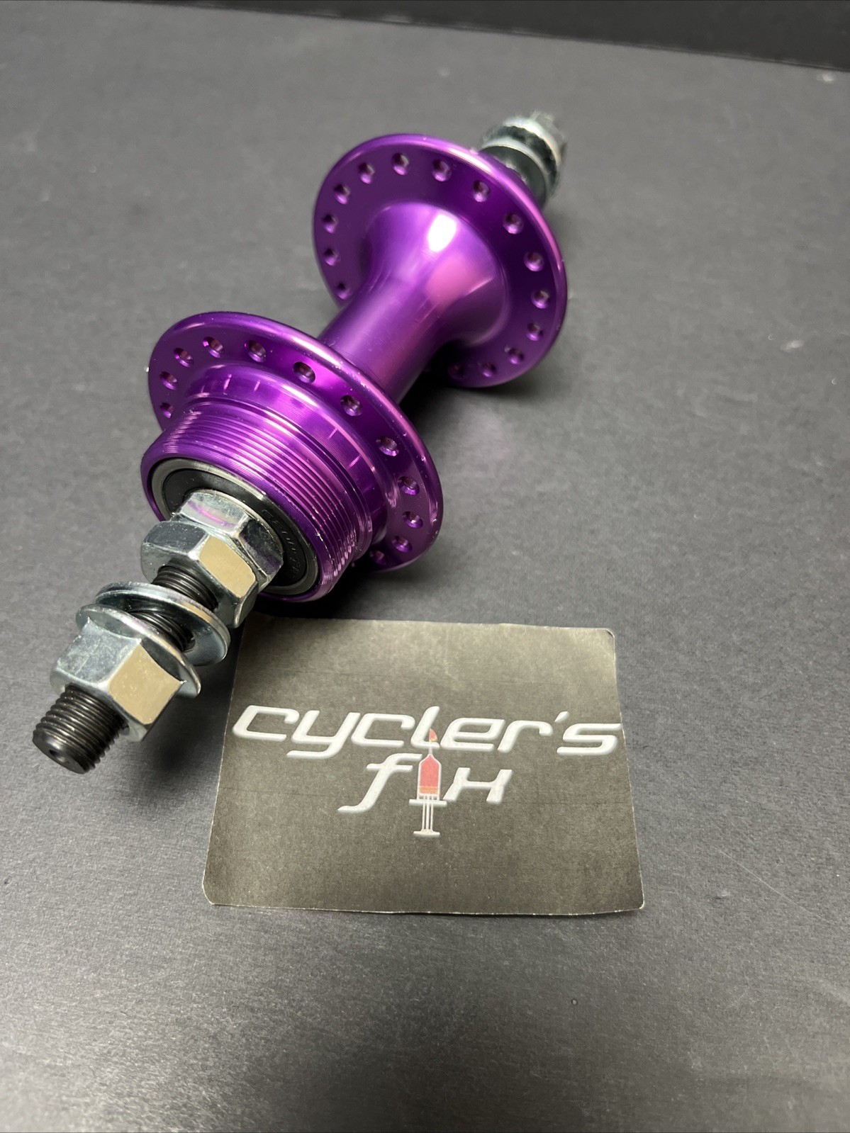 36H Sealed Low Flange Anodized Purple Alloy Bmx Bike Bicycle Hub Set Fit Haro GT