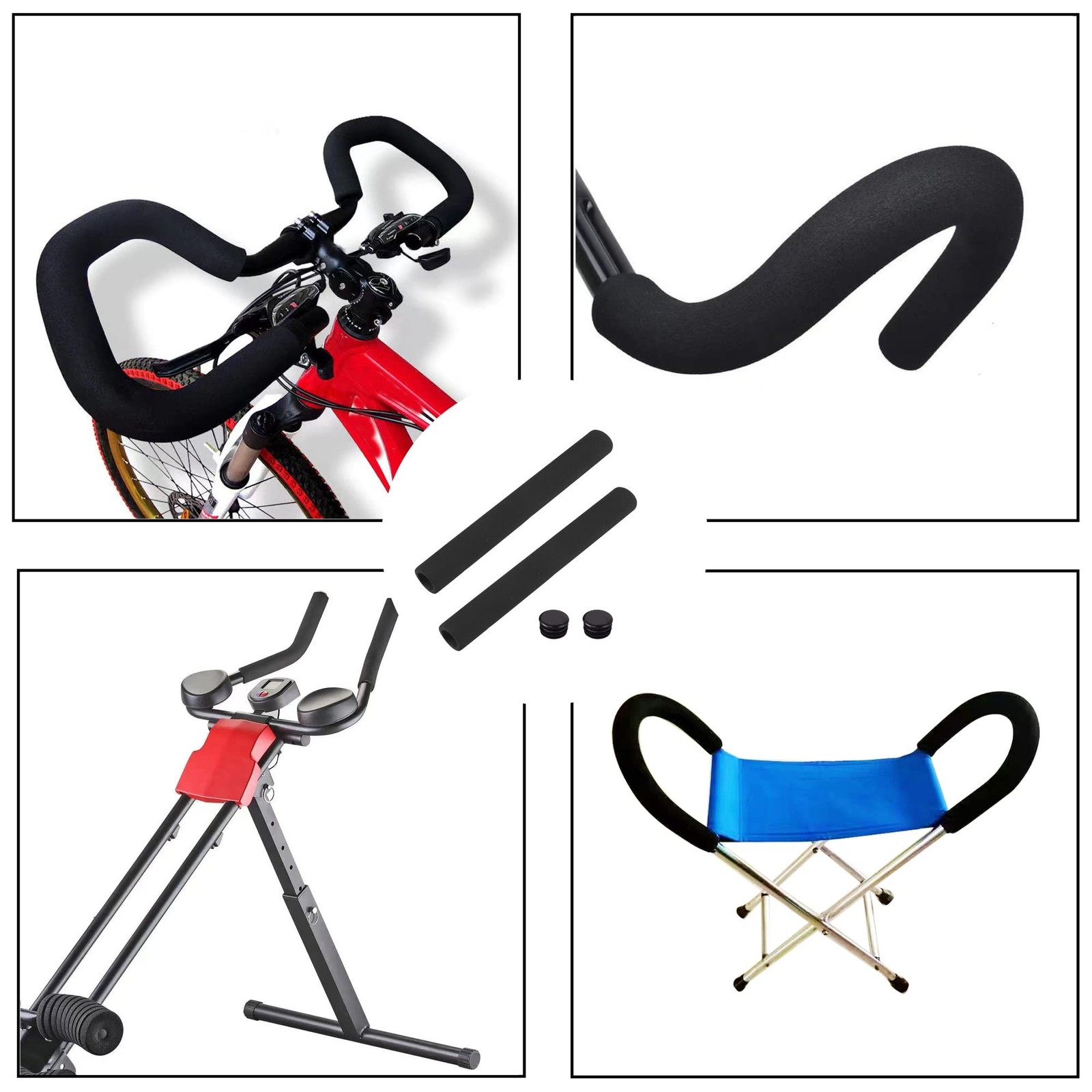2Pcs Foam Tubing for Trekking Mountain Bike Road Bike Butterfly Handlebar fit…