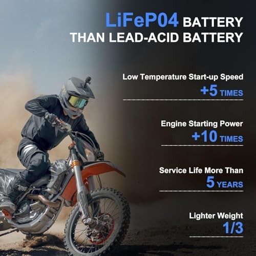 YTX14 BS ATV Lithium Powersport Battery 12.8V 9Ah Motorcycle Battery with
