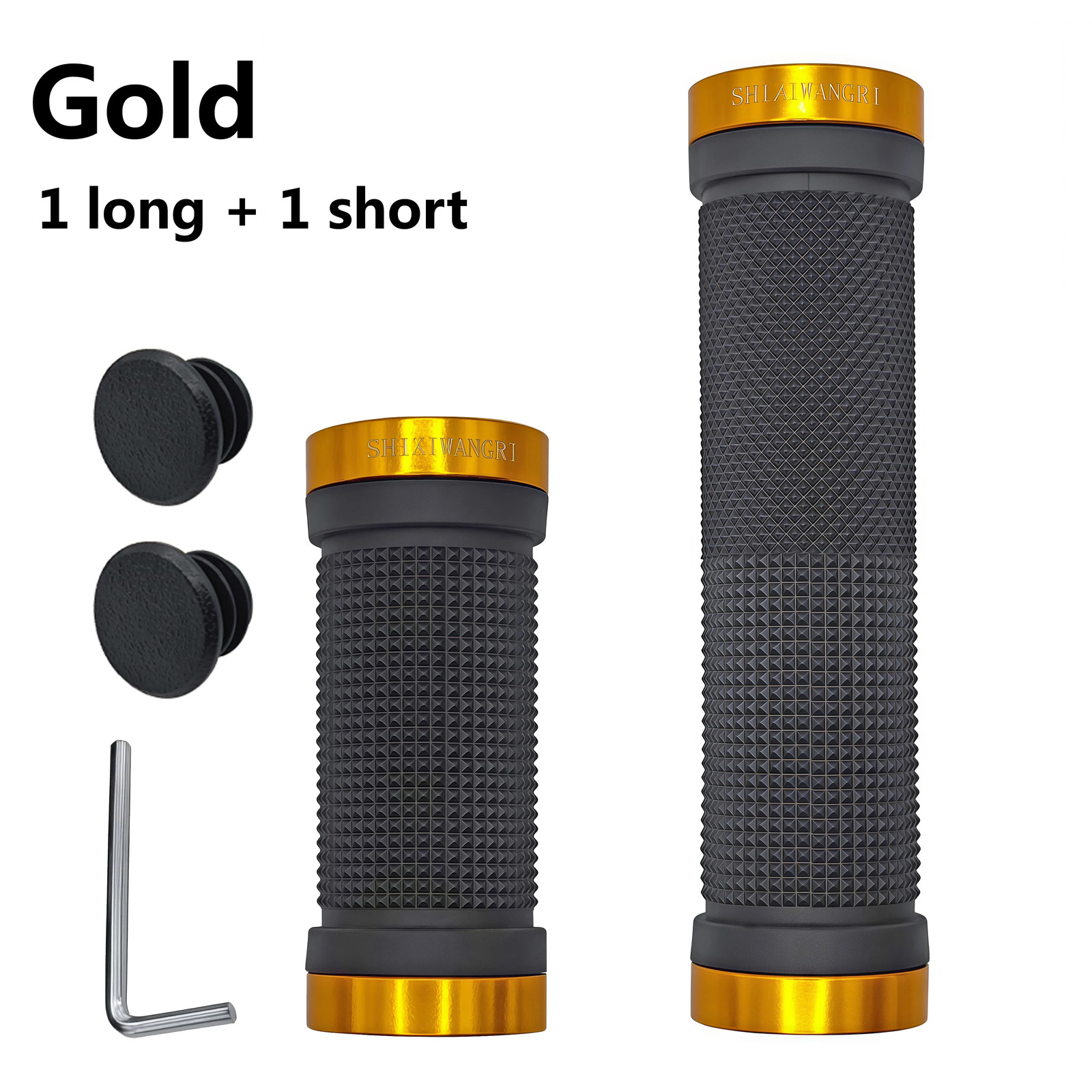 MTB Ergonomic Bike Handlebar Grips Rubber Anti-Slip Long Short Bicycle Covers