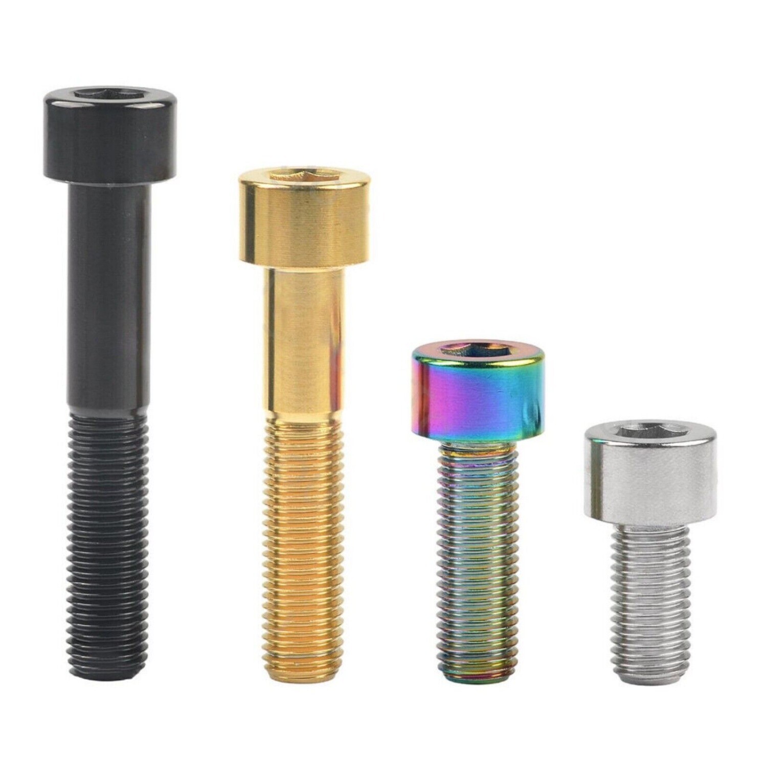 Titanium Ti Bicycle M10x20/25/30/35/40-60mm Screws Allen Hex Socket Head Bolts