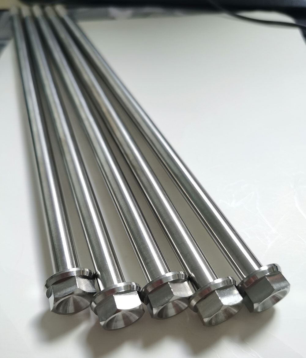 1 Pcs M10 X1.25 X 200mm/240mm/350mm Titanium Alloy Screws Flange Head Cap Bolts
