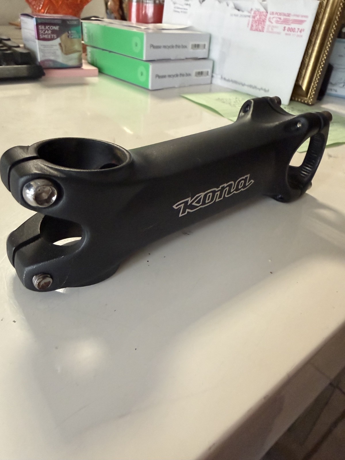 Kona Bike Stem 130mm 31.8 Clamp Black Road MTB Gravel Threadless