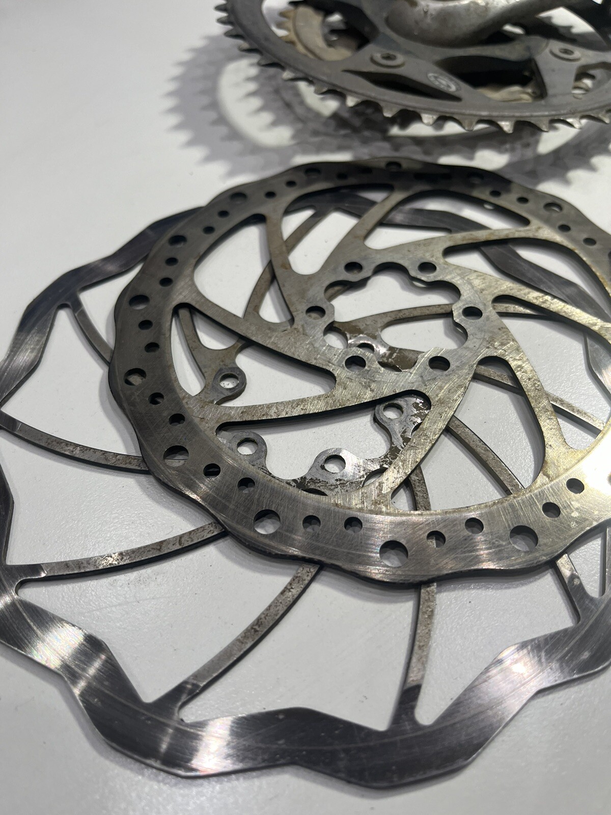 Shimano Deore LX FC-M570 175mm MTB Crankset Chainrings Made in Japan Set of 4