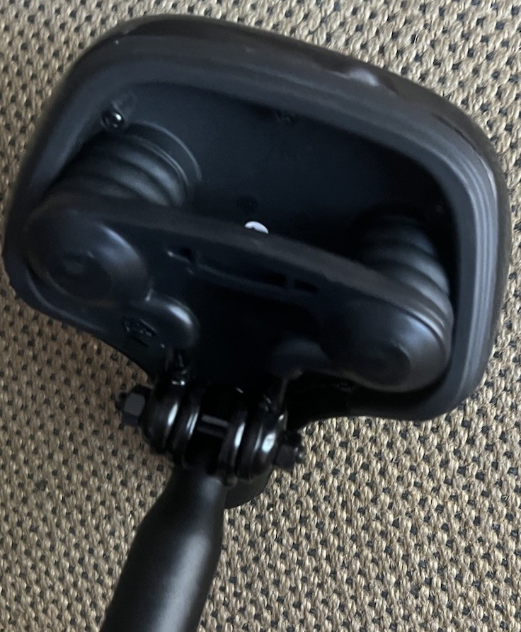 Lectric Brand e-bike Electric Seat Black Bike ShoWell Bike Seat And Post