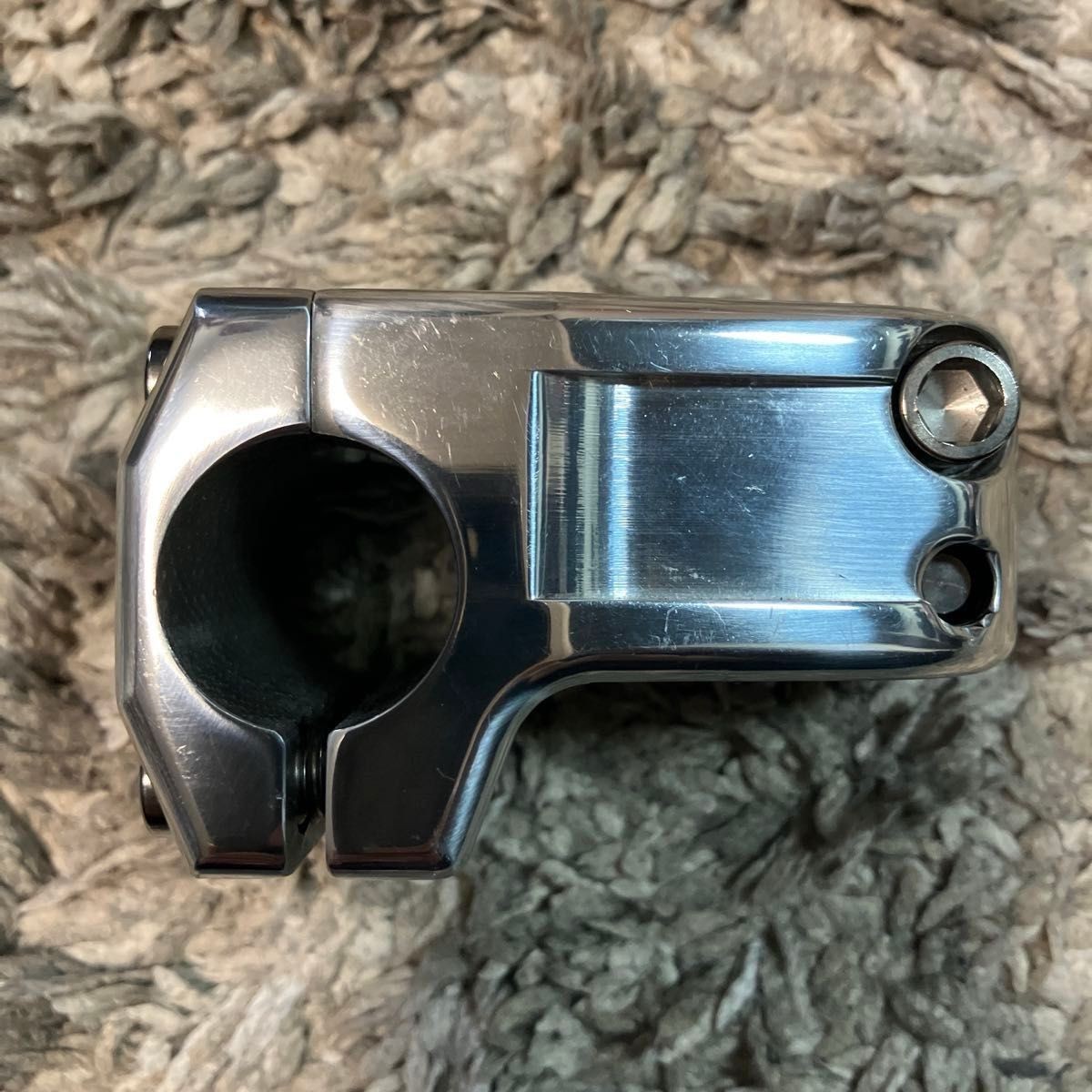Arestic AG Stem BMX Titanium Bolt 30mm Reach Polished Used