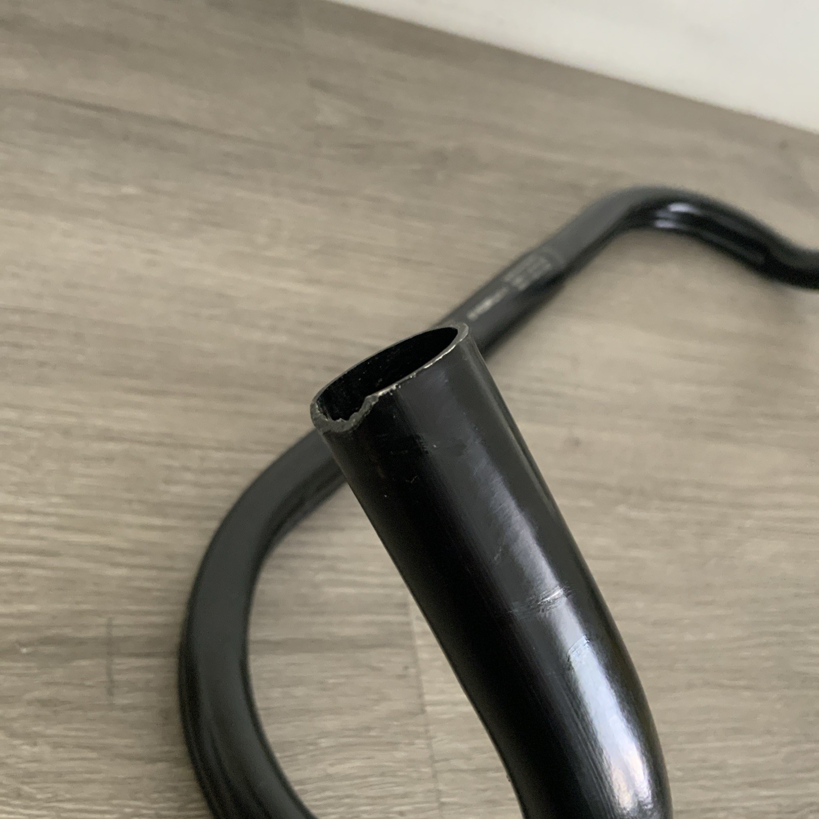 ITM PRO-260 DROP BARS 42 CM 260 GRAMS BLACK GROOVED ANATOMIC 160 MM DEEP DROP