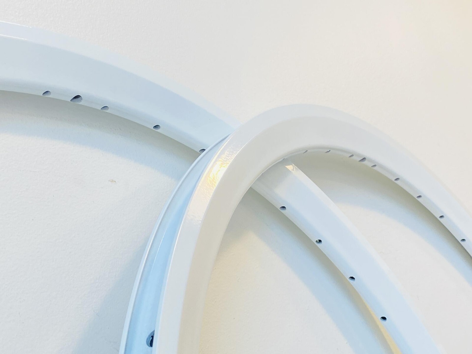 Velocity Chukker 700c Rim Set 48h White NMSW – Made in Australia