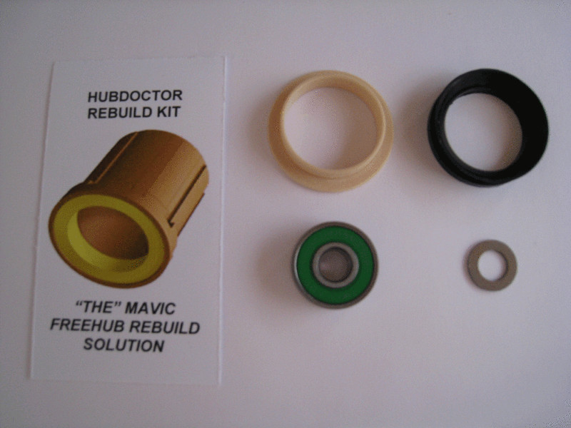 MAVIC STD. 000 FREEHUB BUSHING & BALL BEARING REPLACEMENT REBUILD KIT