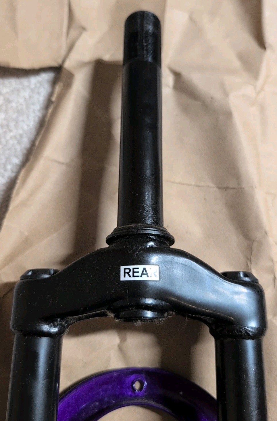 Element Purple & Black All-Terrain MTB Suspension Forks For Mountain Bikes 26