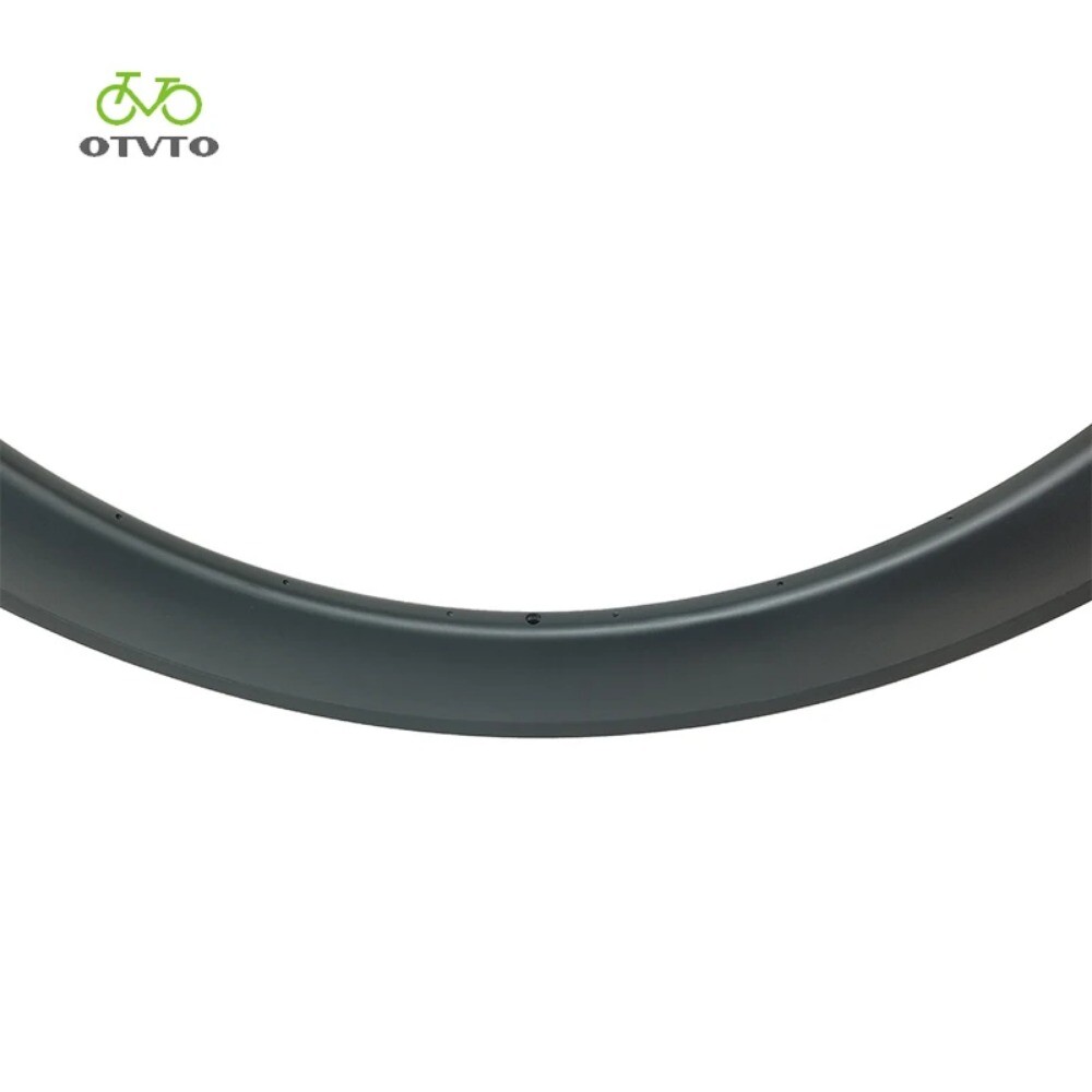 1 Pcs Road Bike Carbon Rim 26mm Wide Tubeless Clincher 30-50mm Depth 700c