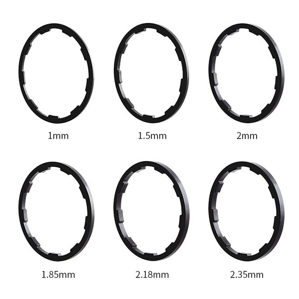 1/1.5/2/1.85/2.18/2.35mm Bicycle Flywheel Cassette Gasket spacer Bike Hub Washer