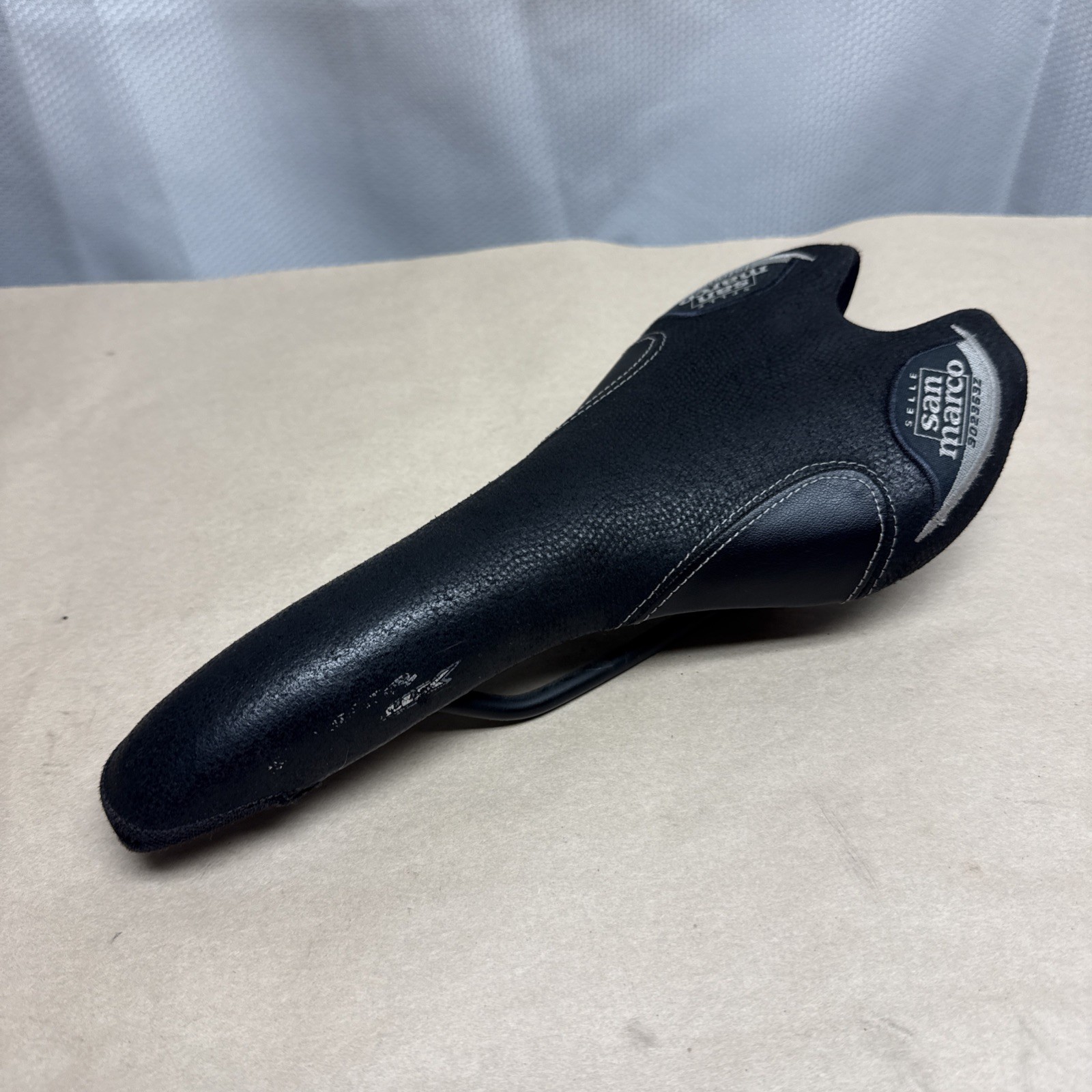 Black Selle San Marco Island Ponza Lux Bicycle Saddle Italy Carbon Steel 40