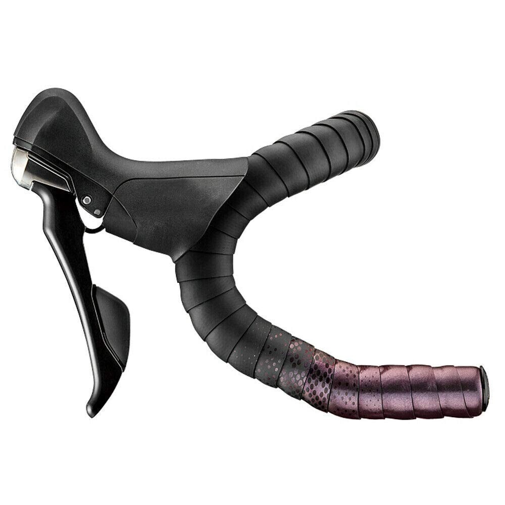 CICLOVATION Premium Leather Touch -Chameleon Bar Tape Handlebar Tape,Phoenix Red