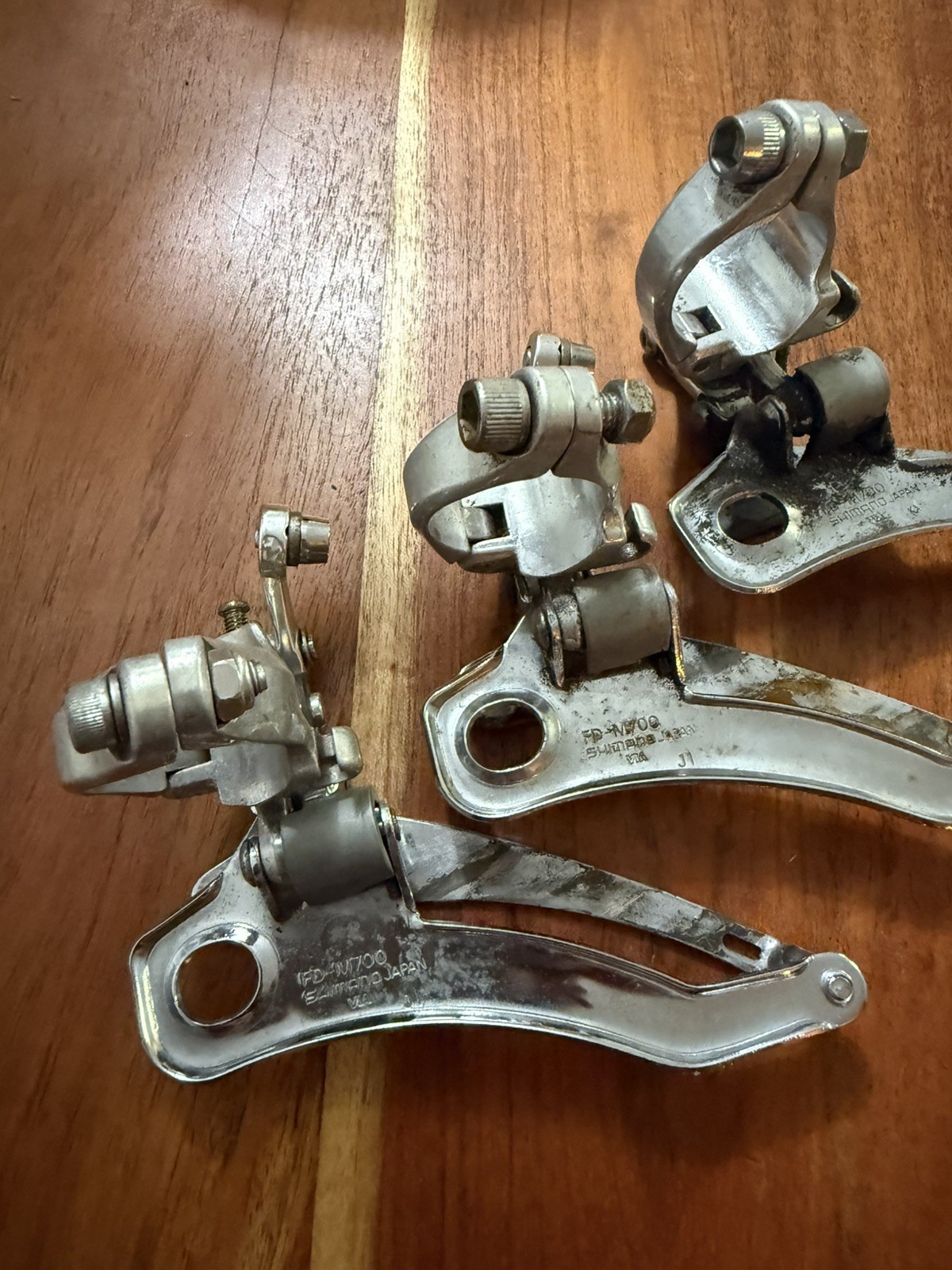Shimano Deerhead Triple Front Derailleur 28.6mm Clamp Bottom Pull FD-M700