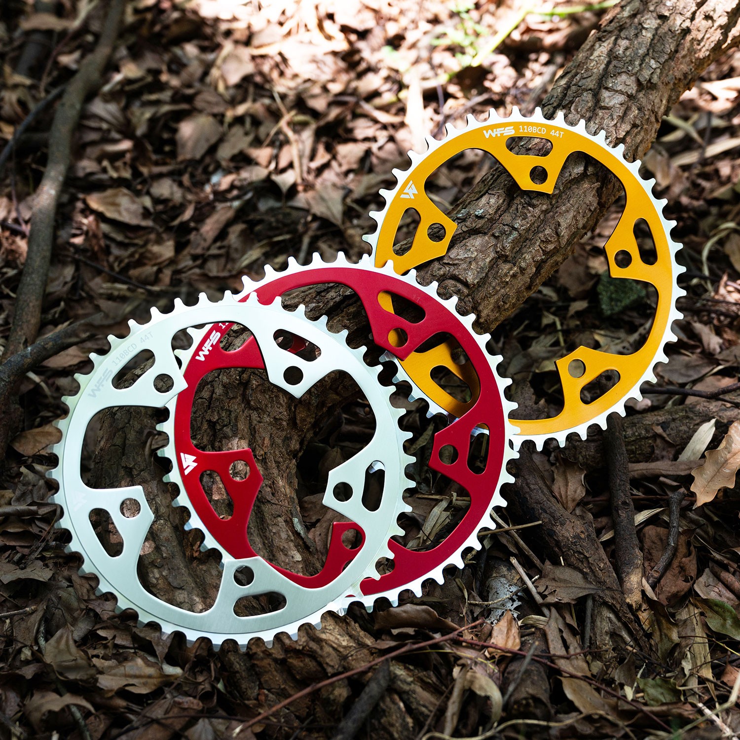WFS Pulsar Chainring 44T 1/8″ 110mm Old School BMX Single Speed Fixie , Gold