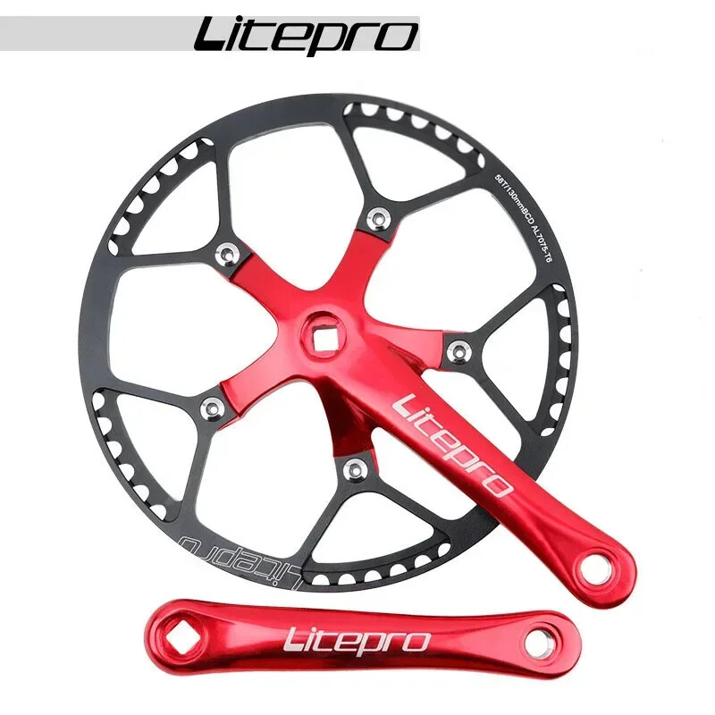 170mm Gravel Road Bike Crank Arm 130 BCD 45T 47T 53T 56T 58T Chainring Crankset