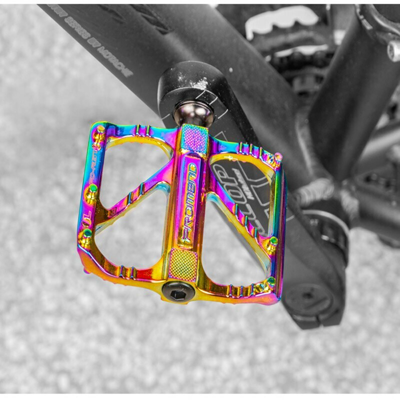 PROMEND Flat Bicycle Pedals Non-slip MTB Road Bike Pedals 3 Sealed Bearing 9/16″