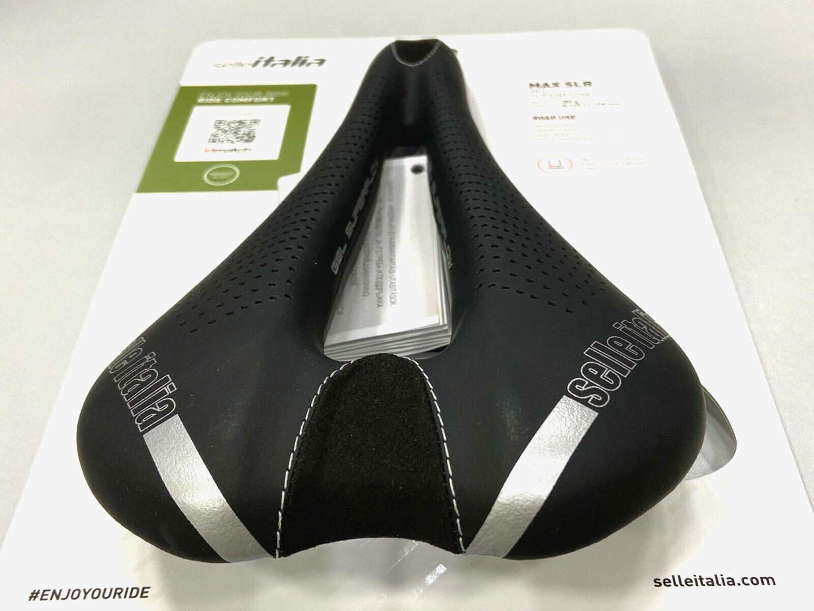 Selle Italia Max SLR Gel Superflow Ti 316 Rail L3 145x275mm Saddle (Black)