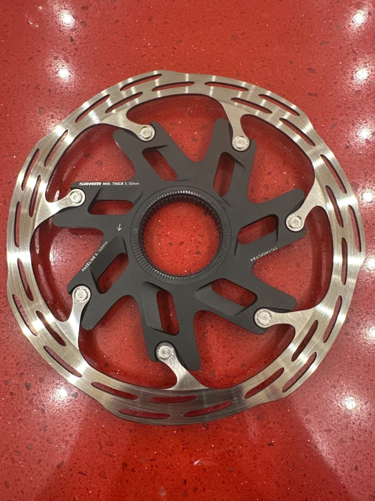 SRAM RED Paceline X Centerlock Brake Rotor 160mm min. thick 1.55mm