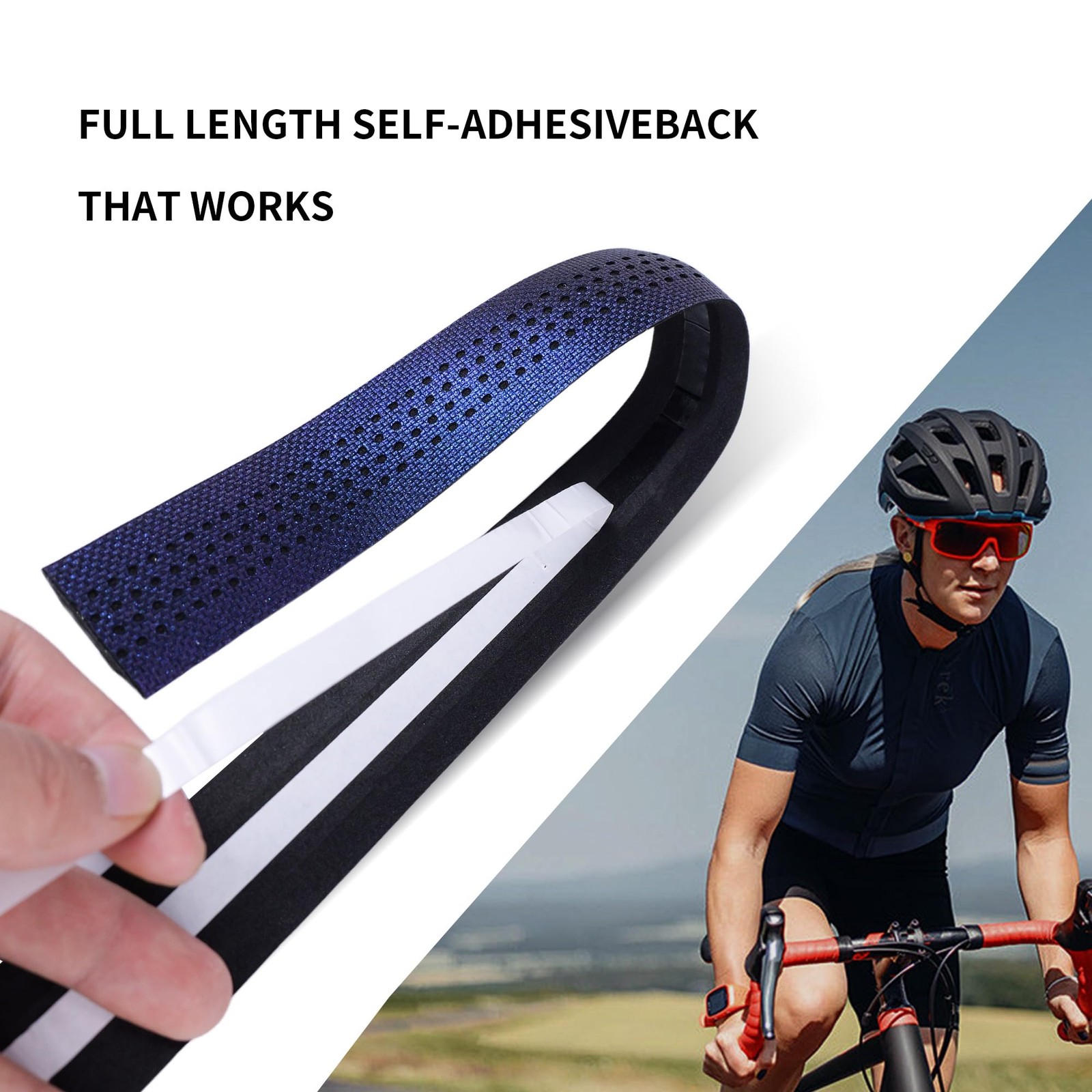 1 Pair Bike Handlebar Tape – Non-Slip & Stain-Resistant Bar Tape, Shock Absor…