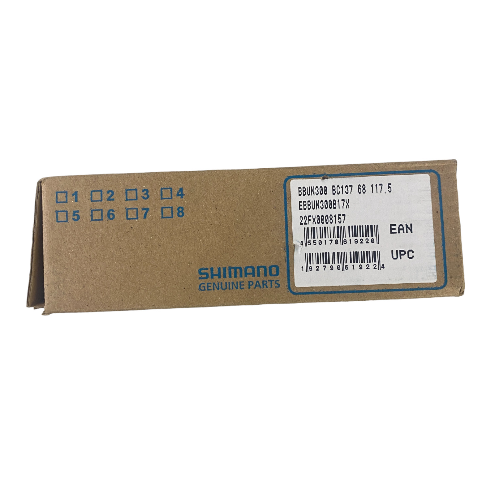 Shimano BB-UN300 Bottom Bracket English 68 x 117.5mm Spindle Square New in Box