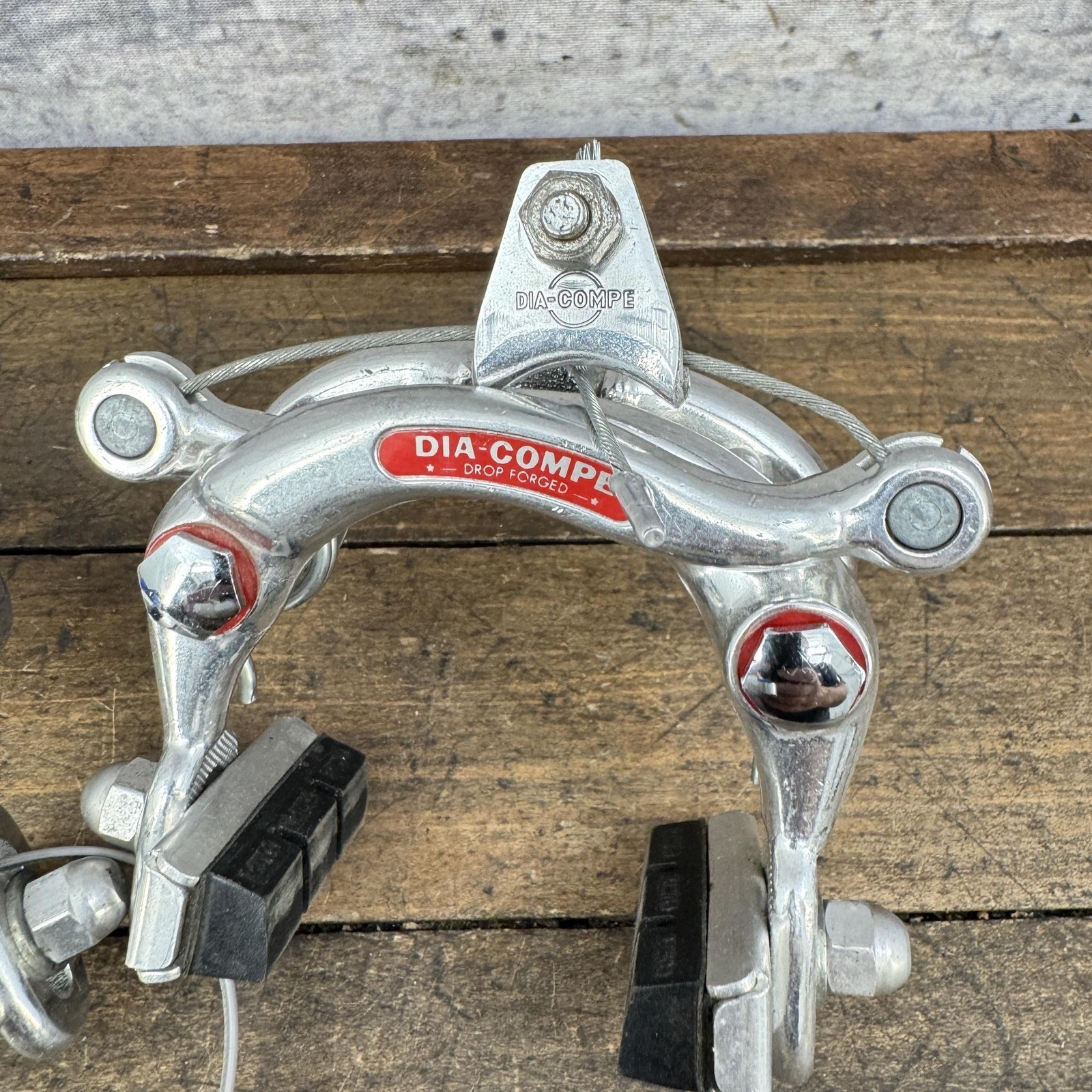 Vintage Dia-Compe Drop Forged Caliper Brakes Set Center Pull Road Bike Japan