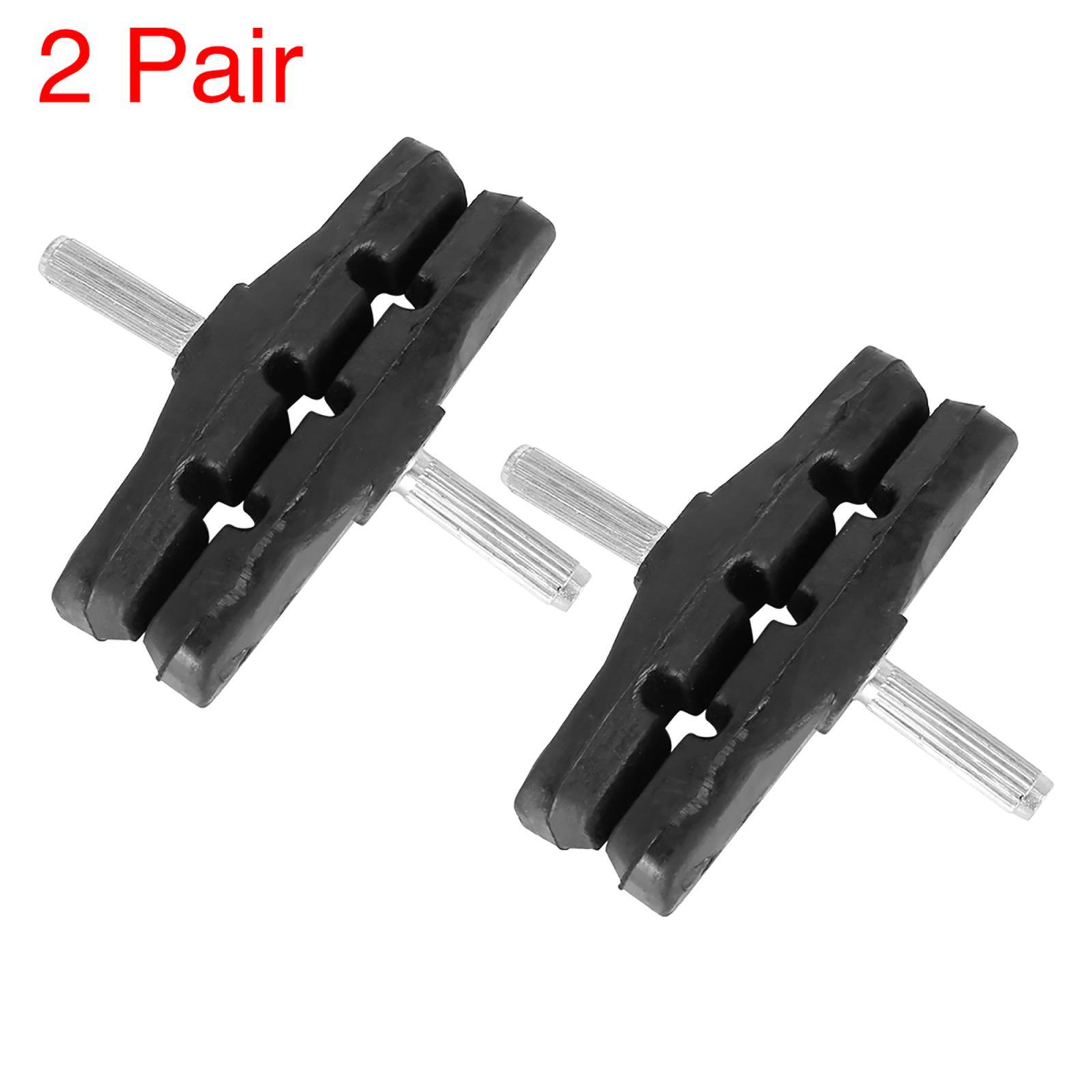 2 Pair Cantilever Bike Brake Pads Threadless Post Mountain Bike MTB 70mm