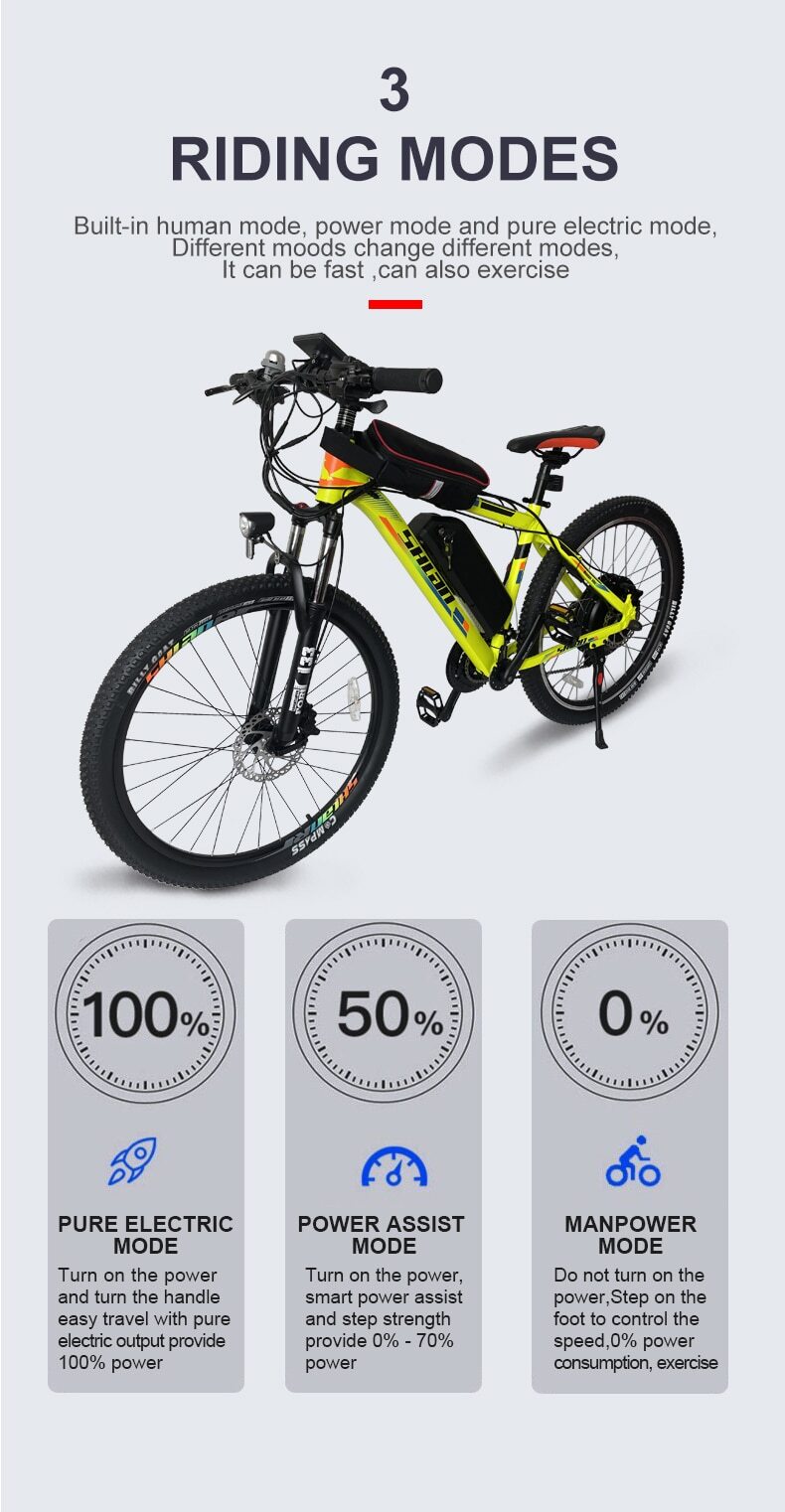 250W-2000W E-bike Conversion Kit 20-29inch/700C Front/Rear Only Motor Wheel