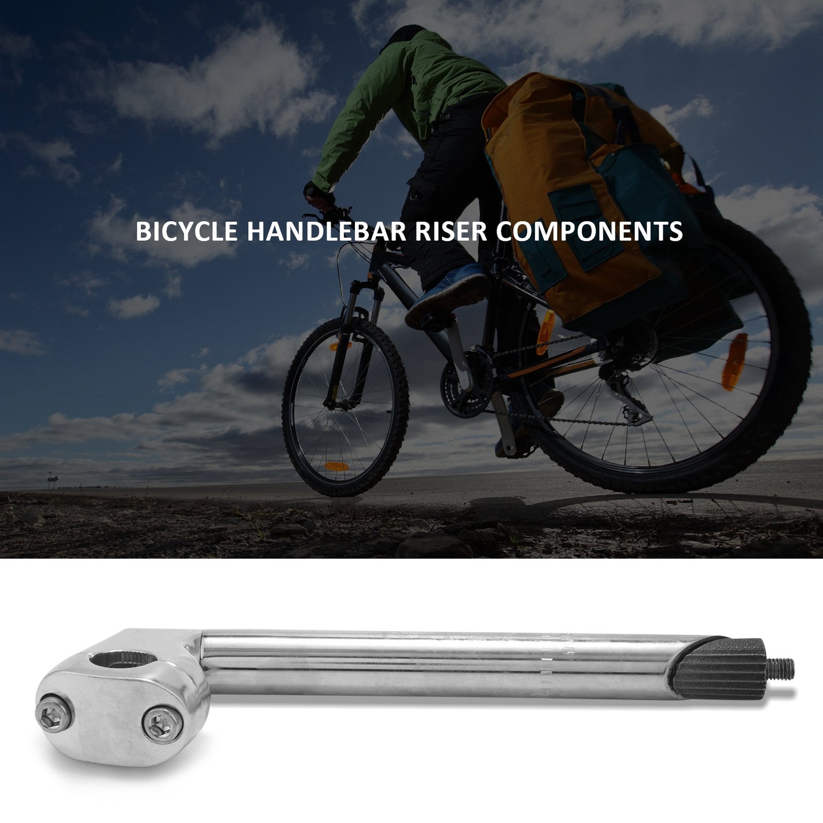 22.2MM Bike Quill Stem, BMX Quill Stem Bike Handlebar Stem Riser Parts MTB5331