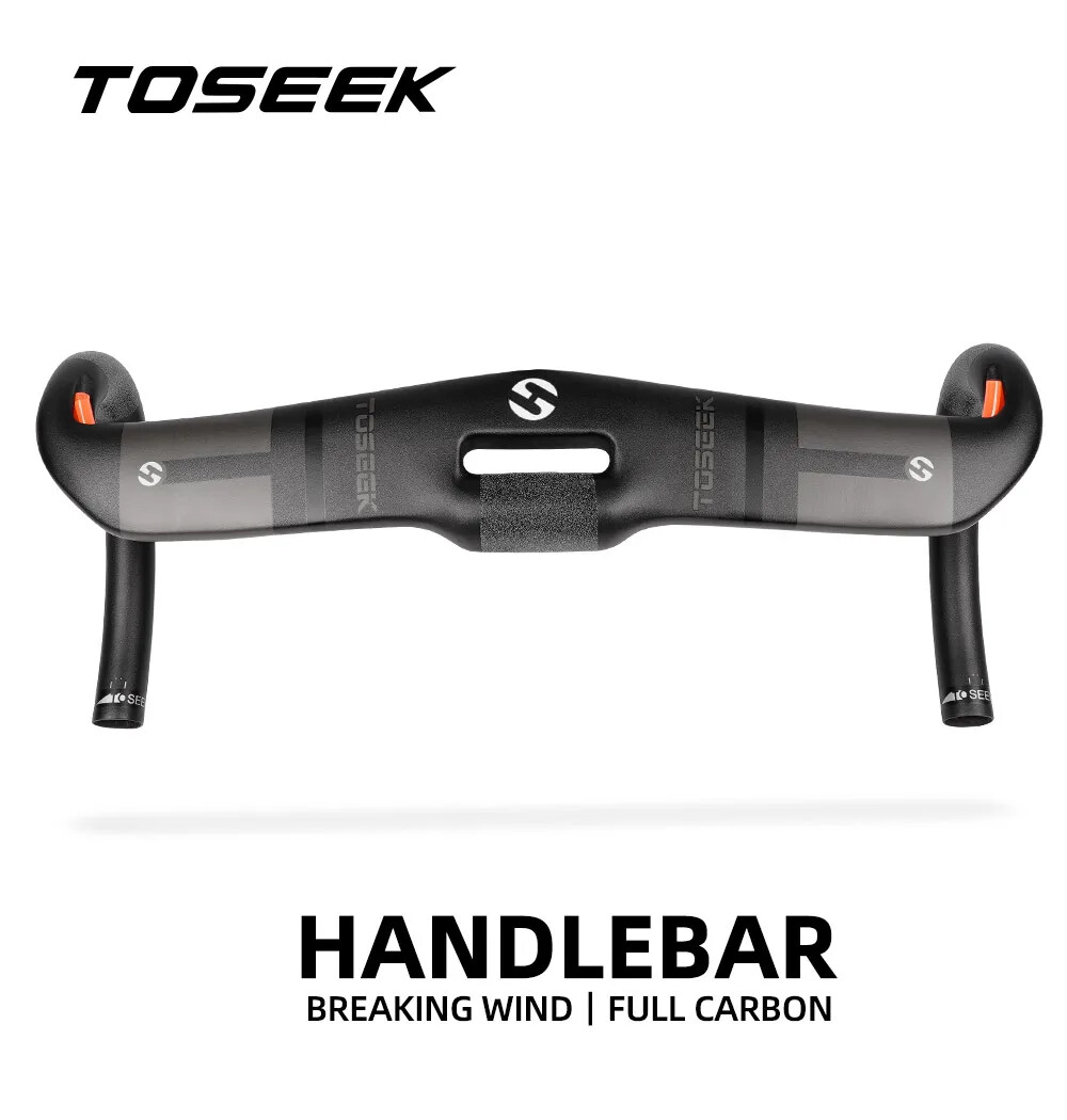 400/420/440mm Road Bike Full Carbon Handlebar Bent Bar 40/42/44 Cm Internal Rout