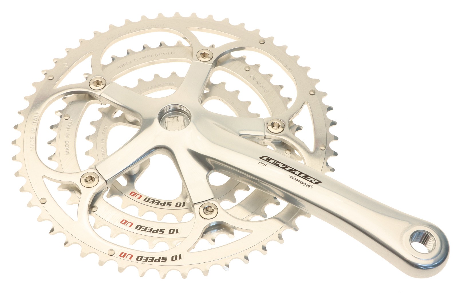 Campagnolo Centaur Triple Crankset 10 Speed 53/42/30T 175mm 2003 NOS NEW