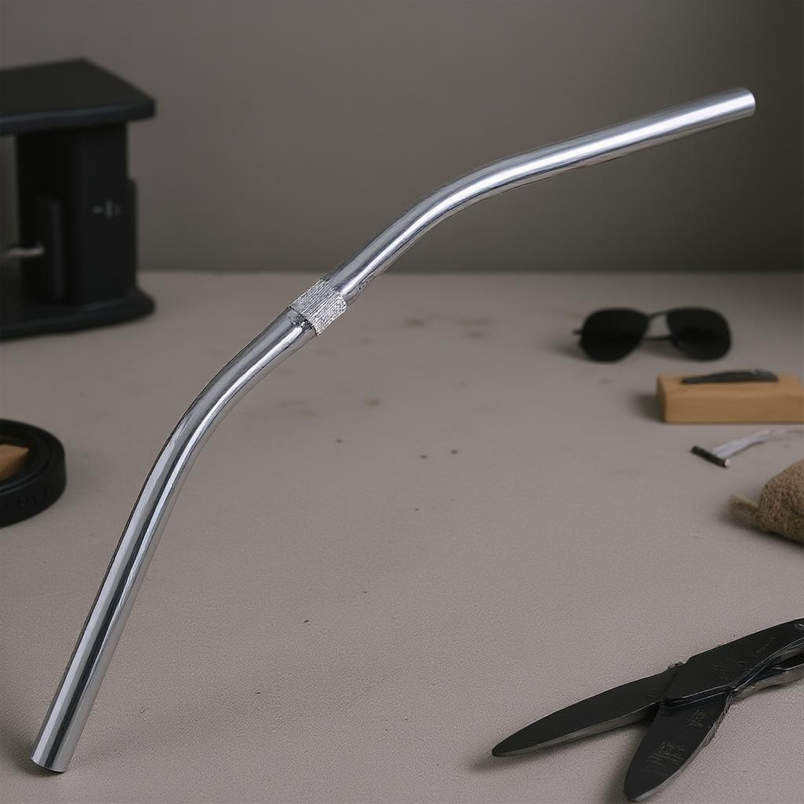 Curved Bike Handlebar Sturdy Curved Handlebar Lightweight